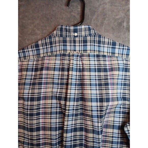 Mens Ralph Lauren Long Sleeve Button Down Shirt Medium Check Pattern - Picture 5 of 6